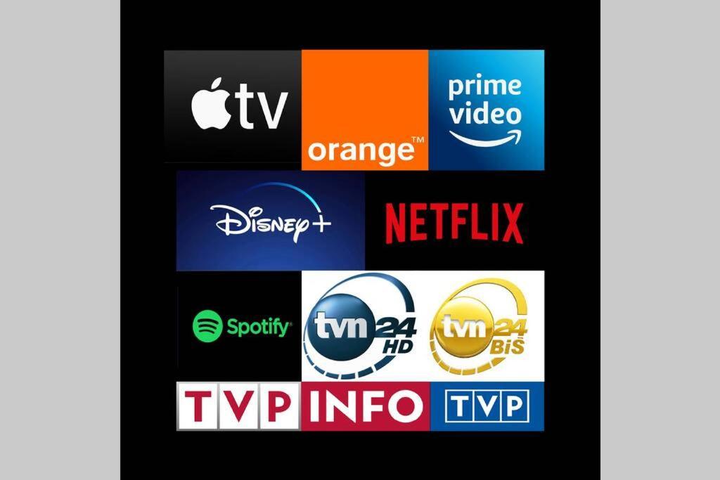 Ferienwohnung Decor Metro Wifi 300 Mbs 65Tv Netflix Hbo Warschau Exterior foto